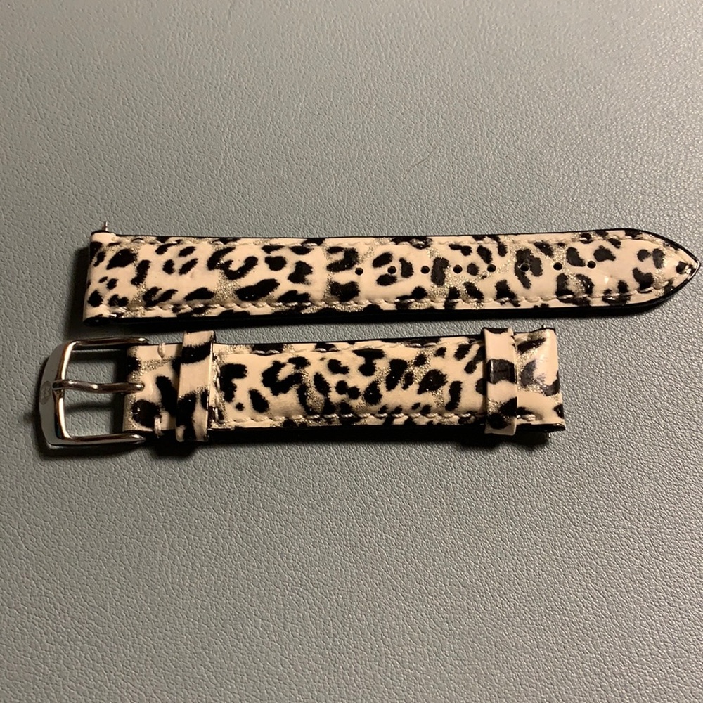 🆕Michele 18mm Leather Watch Band